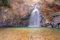 Chok Kra-Din WaterFall in Thong Pha Phum District Kanchanaburi, Thailand