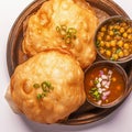 Chole Bhature a delectable combination of spicy chana masala.