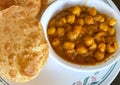Chole Bhature famous Indian street food