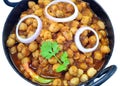 Chole or Channa or Chickpeas Royalty Free Stock Photo