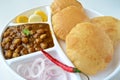 Chole Puri Royalty Free Stock Photo