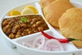 Chole Puri Royalty Free Stock Photo