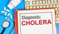 Cholera. The text label of the medical diagnosis.