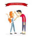 Choleric Temperament Type People Royalty Free Stock Photo