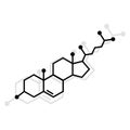 Cholesterol chemical formula