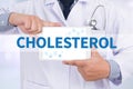 CHOLESTEROL Royalty Free Stock Photo