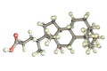 Cholic acid molecule