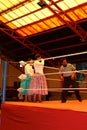 Cholita female wrestlers