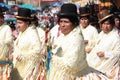 Cholitas women at Dance Parade in Cochabamba