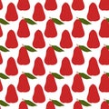 Chompu Fruit. Seamless Vector Patterns