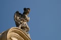 Chomutov, Czech republic - April 06, 2019: angel statue on Kaple Panny Marie chapel