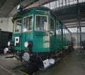 2016/08/28 - Chomutov, Czech republic - green steam railcar M124.001 Royalty Free Stock Photo