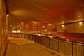 Chomutov, Czech republic - November 23, 2017: waiting cars under bridge by intersection on between Blatenska street, Moravska stre Royalty Free Stock Photo