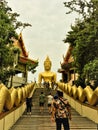 Chon Buri,Thailand-May 11,2019: Wat Phra Yai Temple - Big Buddha Statue Pattaya City, Bang Lamung District, Chon Buri.A nice Royalty Free Stock Photo