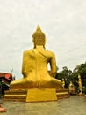 Chon Buri,Thailand-May 11,2019: Wat Phra Yai Temple - Big Buddha Statue Pattaya City, Bang Lamung District, Chon Buri.A nice Royalty Free Stock Photo