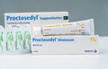 Proctosedyl Suppositories and Proctosedyl Ointment Rectal use. Hydrocortisone and cinchocaine for treatment haemorrhoids.