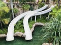 Scenery of water park inside Centara Grand Mirage Beach Resort Pattaya in Chonburi, Thailand.