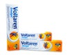 Voltaren Emulgel. 1% diclofenac gel for topical anti-inflammatory, osteoarthritis, post-traumatic symptoms. Product under license