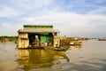 Chong Kneas Floating Village, Cambodia Royalty Free Stock Photo