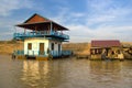 Chong Kneas River Boathouses, Cambodia