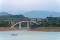 Chongqing Bridge Landscape. Royalty Free Stock Photo