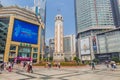 CHONGQING, CHINA - AUGUST 16, 2018: Liberation Monument in Chongqing, Chi Royalty Free Stock Photo