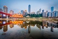 Chongqing, China cityscape on the Yangtze River Royalty Free Stock Photo