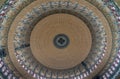 The dome of Great Hall of the People from inside, Chongqing, China Royalty Free Stock Photo