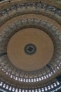 The dome of Great Hall of the People from inside, Chongqing, China Royalty Free Stock Photo