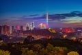 Chongqing City Night Skyline Royalty Free Stock Photo