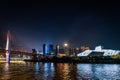 Chongqing city skylight at night Royalty Free Stock Photo