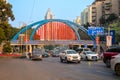 Chongqing City view of street in sunny day