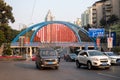 Chongqing City view of street in sunny day