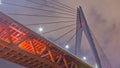 Chongqing DongShuiMen Yangtze River Bridge at Nigh