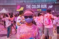 Chongqing Exhibition Center color run in young people