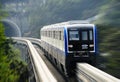 Chongqing monorail System Royalty Free Stock Photo