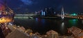 ChongQing Night Scenery Panorama