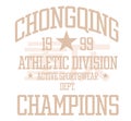 Chongqing sport t-shirt design