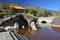 Chongsheng temple goldfish pond, Dali, China Royalty Free Stock Photo