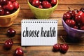 Choose health word