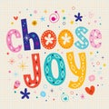 Choose joy Royalty Free Stock Photo