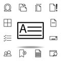 choose, text, box icon. Can be used for web, logo, mobile app, UI, UX
