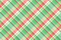 Choose texture pattern textile, jpg check tartan plaid. Fibrous background vector fabric seamless in green and orange colors