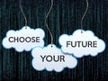 Choose your future on cloud banner