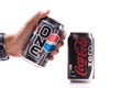 Choosing Pepsi One Royalty Free Stock Photo