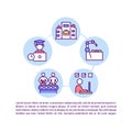 Choosing training methods concept icon with text Royalty Free Stock Photo