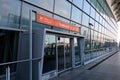 Chopin airport facade building, Terminal A, Warsaw, Poland Royalty Free Stock Photo