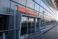 Chopin airport facade building, Terminal A, Warsaw, Poland