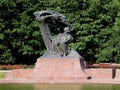 Chopin Monument in Warsaw, Poland