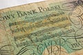 Chopin Polonaise on Polish banknote Royalty Free Stock Photo